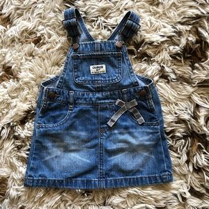 Osh Kosh Denim overall dress 24 mo
